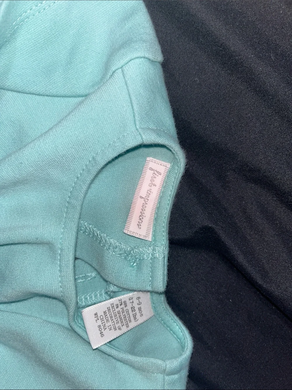 First Impressions Aqua Floral-Waist Girls' Dress